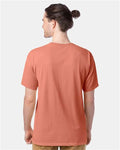 Hanes GDH100 Men's Garment-Dyed T-Shirt - Clay - model back