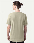 Hanes GDH100 Men's Garment-Dyed T-Shirt - Faded Fatigue - model back