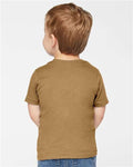 Rabbit Skins 3321 Toddler Fine Jersey Tee - Coyote Brown - model back