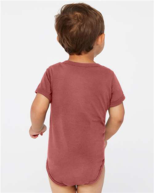Rabbit Skins 4424 Infant Fine Jersey Bodysuit - Rouge - model back