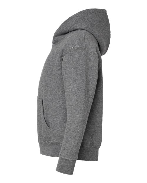 LAT 2296 Youth Hoodie Sweatshirt - Granite Heather - side