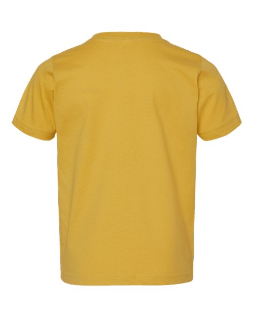 Rabbit Skins 3321 Toddler Fine Jersey Tee - Mustard - back