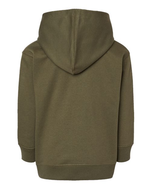 Rabbit Skins 3326 Toddler Pullover Fleece Hoodie - Military Green - back