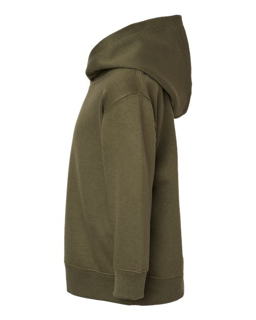 Rabbit Skins 3326 Toddler Pullover Fleece Hoodie - Military Green - side