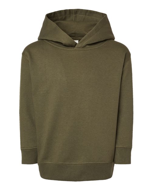 Rabbit Skins 3326 Toddler Pullover Fleece Hoodie - Military Green - front