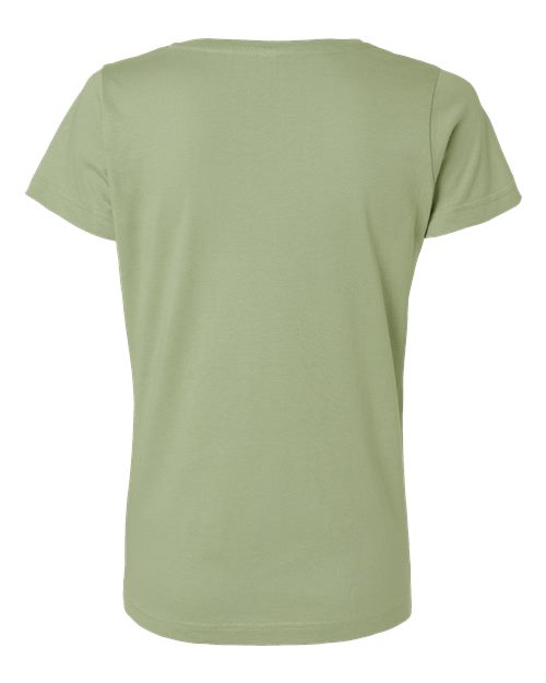 LAT 3516 Women's Fine Jersey Tee - Sage - back