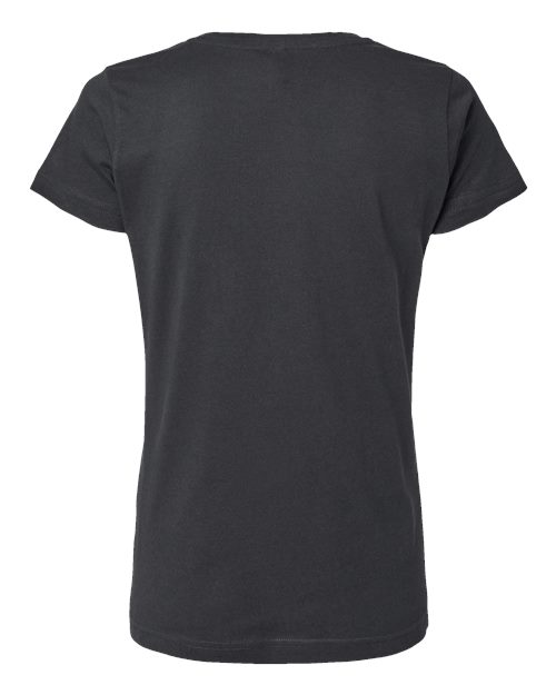 LAT 3516 Women's Fine Jersey Tee - Slate - back