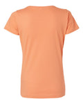 LAT 3516 Women's Fine Jersey Tee - Sunset - back