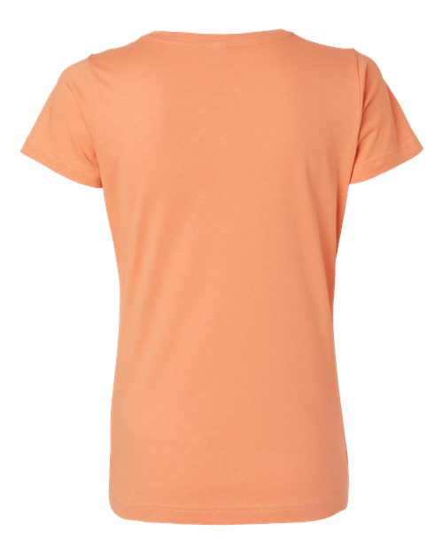 LAT 3516 Women's Fine Jersey Tee - Sunset - back