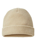 Richardson 146R Waffle Cuffed Beanie - Birch - front