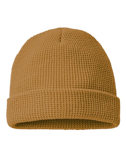 Richardson 146R Waffle Cuffed Beanie - Camel - back