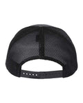 Richardson 112PL 112+ R-Flex Adjustable Trucker Cap - Charcoal/ Black - back