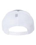 Richardson 112PL 112+ R-Flex Adjustable Trucker Cap - Heather Grey/ White - back