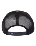 Richardson 112PL 112+ R-Flex Adjustable Trucker Cap - Loden Green/ Black - back