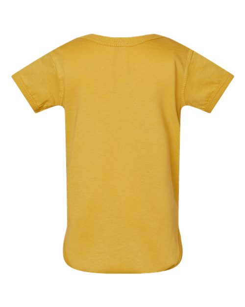 Rabbit Skins 4424 Infant Fine Jersey Bodysuit - Mustard - back