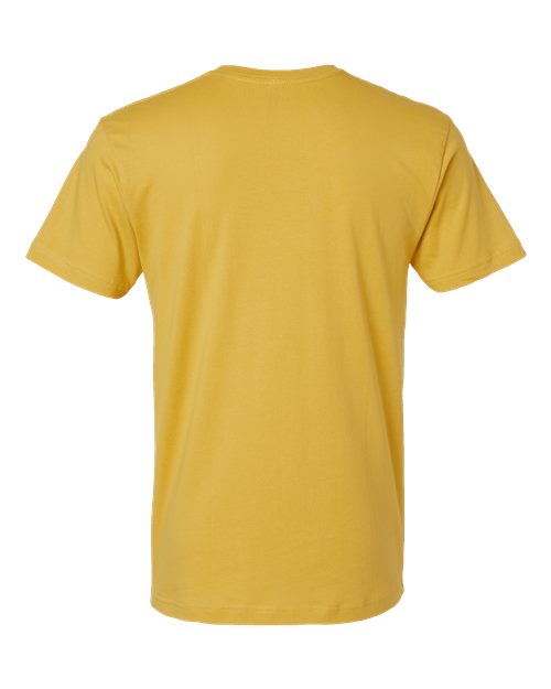 LAT 6901 Unisex Fine Jersey Tee - Mustard - back
