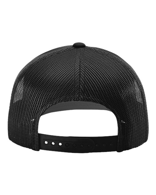 Richardson 112RE Sustainable Trucker Cap - Black - back