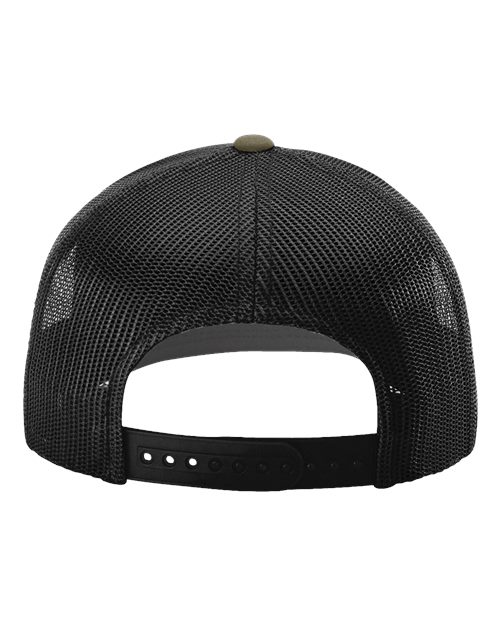 Richardson 112RE Sustainable Trucker Cap - Loden/ Black - back