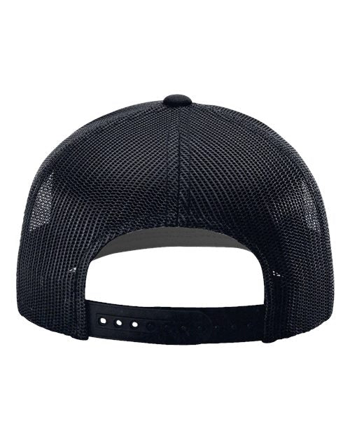 Richardson 112RE Sustainable Trucker Cap - Navy - back