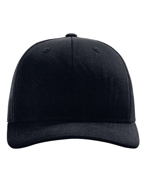 Richardson 112RE Sustainable Trucker Cap - Navy - front