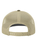 Richardson 112RE Sustainable Trucker Cap - Loden/ Khaki - back