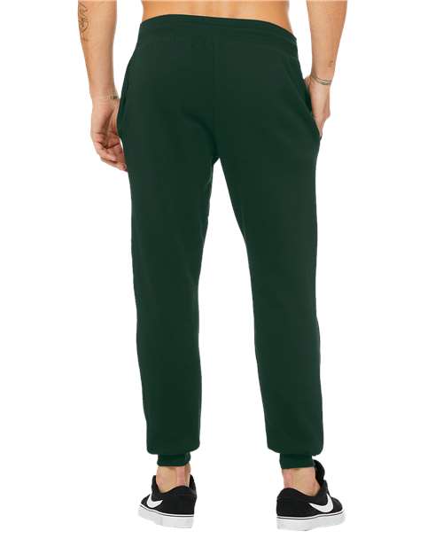 Bella + Canvas 3727 Sponge Fleece Joggers - Forest - back
