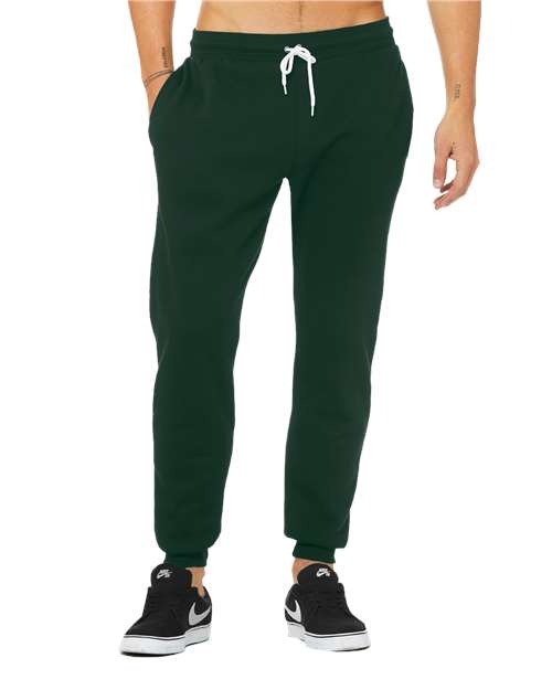 Bella + Canvas 3727 Sponge Fleece Joggers - Forest - front