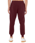 Bella + Canvas 3727 Sponge Fleece Joggers - Maroon - back
