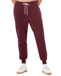 Bella + Canvas 3727 Sponge Fleece Joggers - Maroon - front