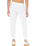 Bella + Canvas 3727 Sponge Fleece Joggers - White - back