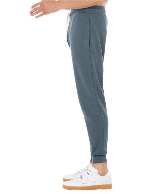 Bella + Canvas 3727 Sponge Fleece Joggers - Heather Slate - side