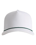 Imperial 5054 The Wrightson Cap - White/ Dark Green - front