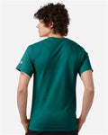 Champion T425 Unisex Classic T-Shirt - Emerald Green - model back