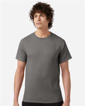 Champion T425 Unisex Classic T-Shirt - Stone Grey - model front