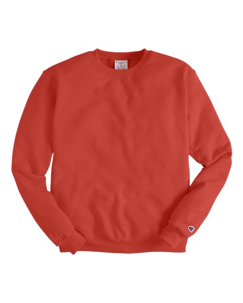 Champion S600 Powerblend Crewneck Sweatshirt - Red River Clay - flat front