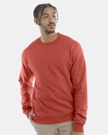 Champion S600 Powerblend Crewneck Sweatshirt - Red River Clay - model front