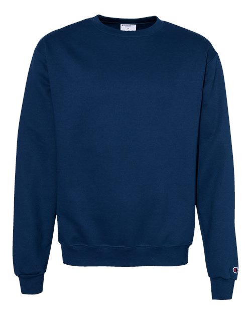 Champion S600 Powerblend Crewneck Sweatshirt - Late Night Blue - flat front