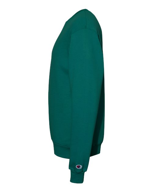 Champion S600 Powerblend Crewneck Sweatshirt - Emerald Green - side