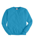 Champion S600 Powerblend Crewneck Sweatshirt - Blue Lagoon - flat front