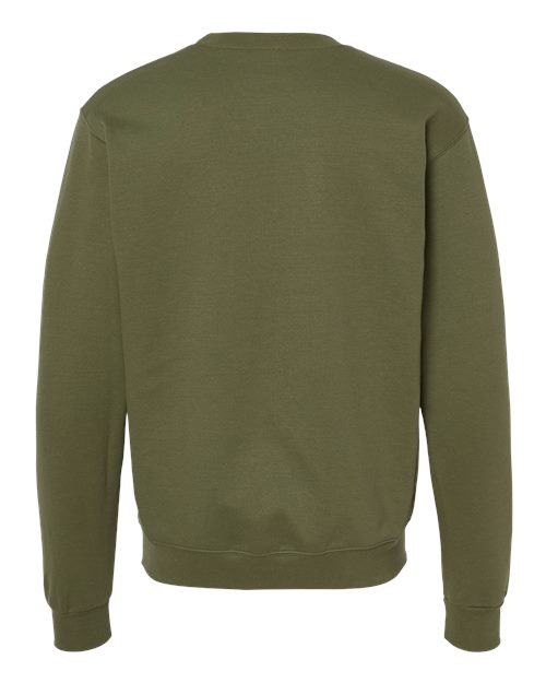 Champion S600 Powerblend Crewneck Sweatshirt - Fresh Olive - back