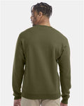 Champion S600 Powerblend Crewneck Sweatshirt - Fresh Olive - model back