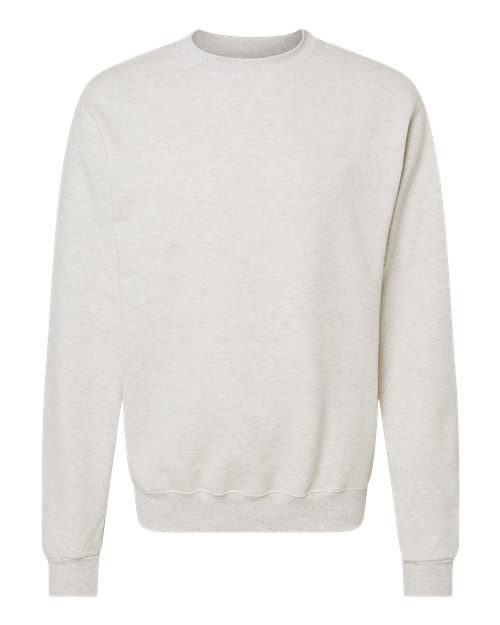 Champion S600 Powerblend Crewneck Sweatshirt - Oatmeal Heather - flat front