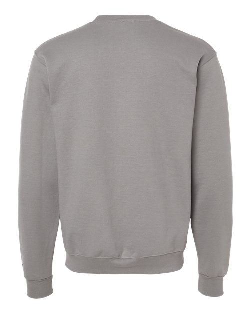 Champion S600 Powerblend Crewneck Sweatshirt - Stone Grey - back