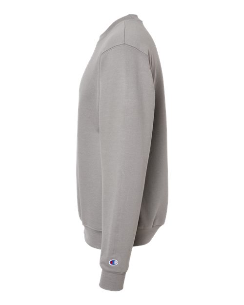 Champion S600 Powerblend Crewneck Sweatshirt - Stone Grey - side