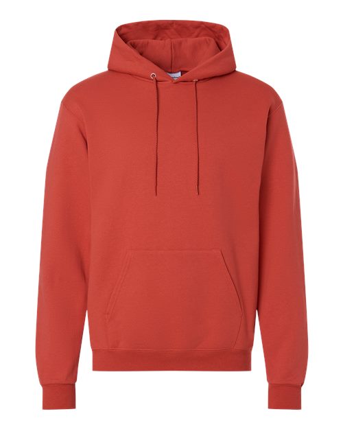 Champion S700 Powerblend Hooded Sweatshirt - Red River Clay - flat front
