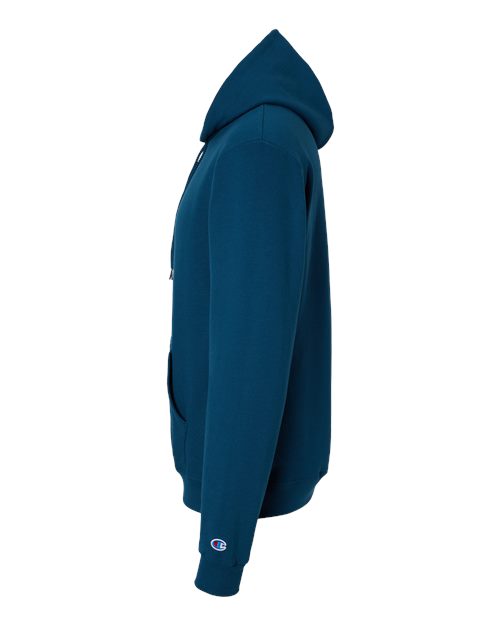Champion S700 Powerblend Hooded Sweatshirt - Late Night Blue - side