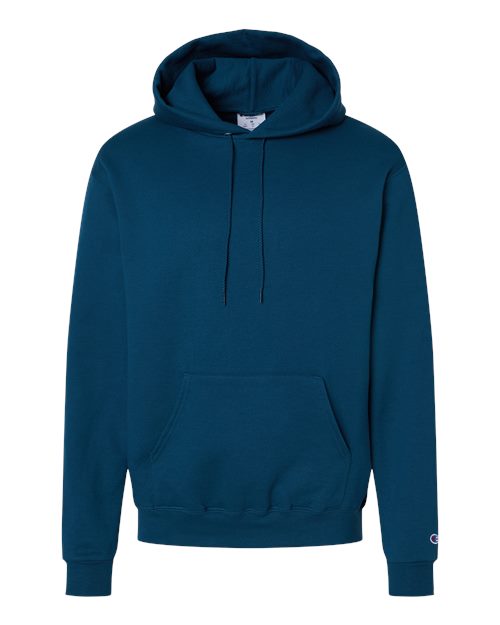Champion S700 Powerblend Hooded Sweatshirt - Late Night Blue - flat front
