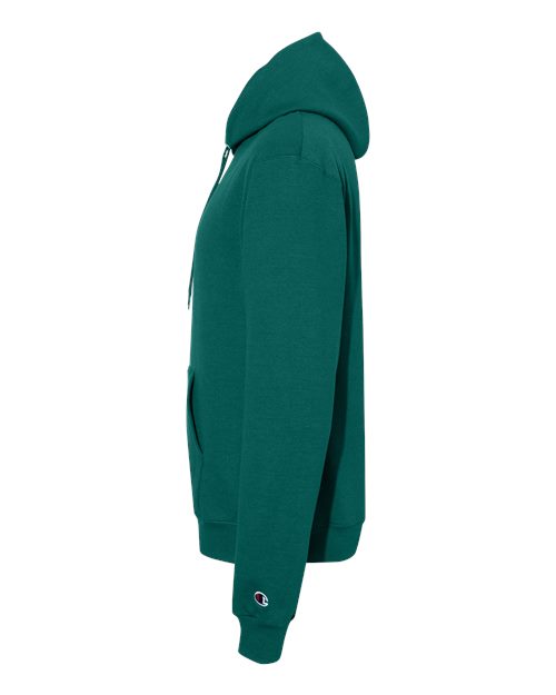 Champion S700 Powerblend Hooded Sweatshirt - Emerald Green - side