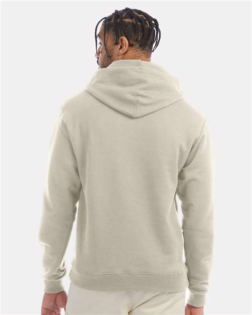 Champion S700 Powerblend Hooded Sweatshirt - Sand - model back