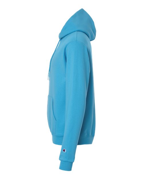 Champion S700 Powerblend Hooded Sweatshirt - Blue Lagoon - side